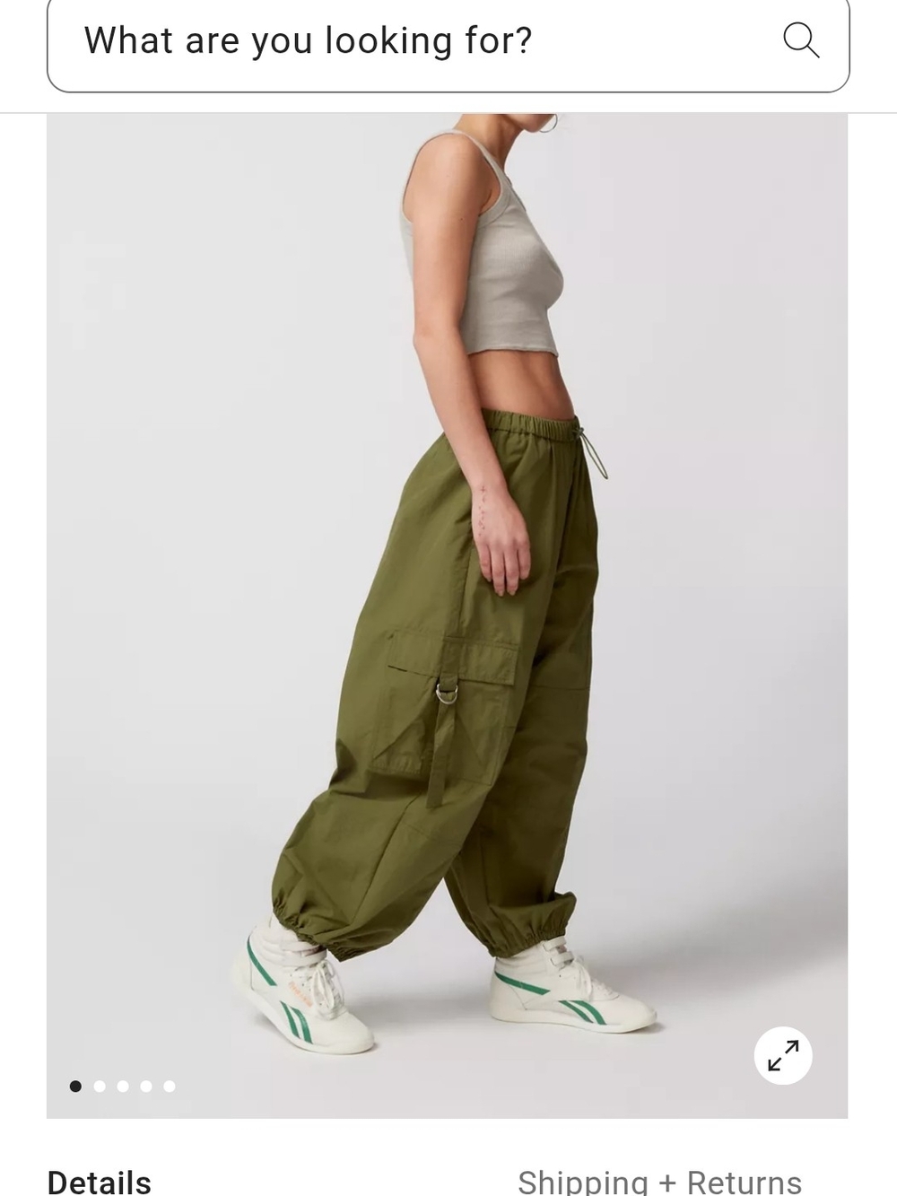 Urban Outfitters Waylan Nylon Jogger Pant